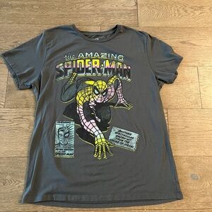 The Amazing Spider-Man Graphic T-Shirt XL grey Marvel